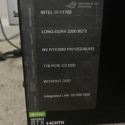 Republic Of Gamers Gaming Pc