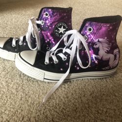 Purple Galaxy Converse