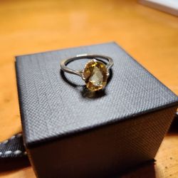 Citrine Ring - Natural 