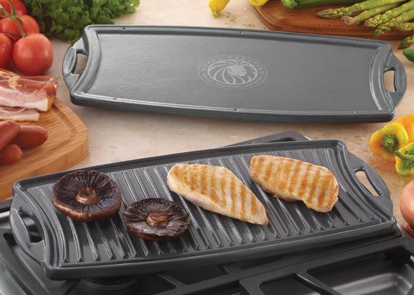 plancha/ comal doble de porcelana royal prestige