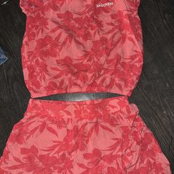 Two piece floral set
