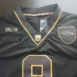 Lamar Jackson Baltimore Ravens NFL Jersey  Black and Yellow 