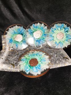 Resin Coasters - Unique Gift - Stocking Stuffer