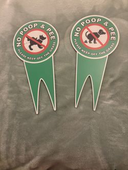 Yard Signs—no Poop & Pee