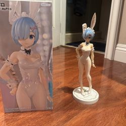 Furyu Re:Zero - Starting Life in Another World: Rem BiCute Bunnies PVC Figure, Multicolor (White Pearl Color Version)