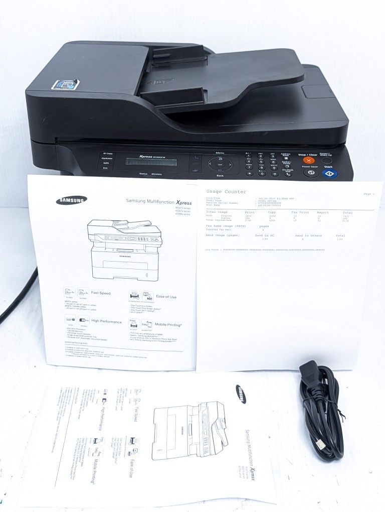 Samsung Xpress M2880FW All-In-One Laser Printer 8116 page count
