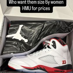 Jordan 5’s fire reds