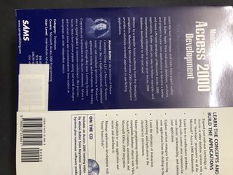 Microsoft Access 2000 programming book