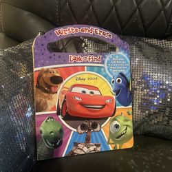 Disney Pixar activity book reusable Or  Free With Purchase 
