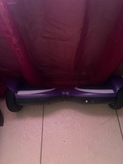 Purple Self-Balancing Hoverboard Scooter