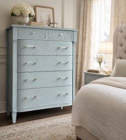 newly refinished solid wood dresser