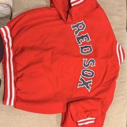 Boston Red Sox Red Jeff Hamilton Bomber Jacket 