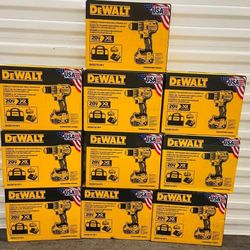 Dewalt Xr 20v Drill/driver With 5ah Battery And Charger Qty.10