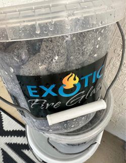 Exotic Pebbles & Aggregates Efg-L1030 12 Lbs 1/2" Medium Black Classic Fire