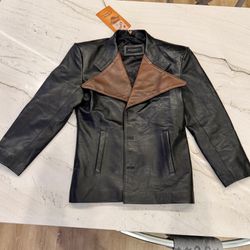 New Custom Jim Morrison leather jacket Mens medium slim fit. Made Using Pure Napa Sheep Skin Soft Leather. Make a great impression with our Super Styl