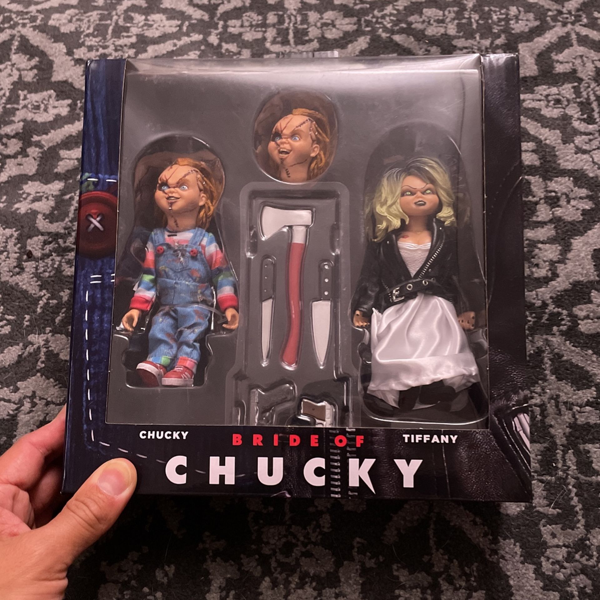 NECA 2 Pack Bride of Chucky Tiffany and Chucky 8" Clothed Action Figures (42121)