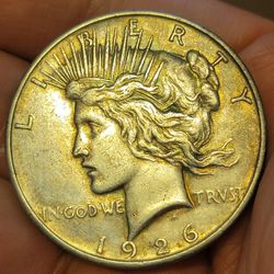 1926 D PEACE SILVER DOLLAR 