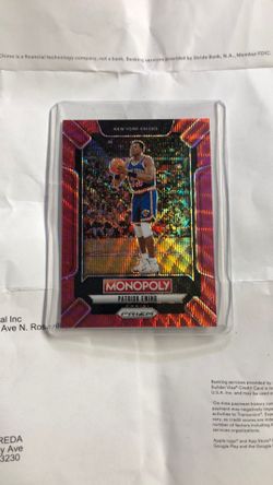 Patrick Ewing 2024-25 Panini Prizm ( Red ) Monopoly Card