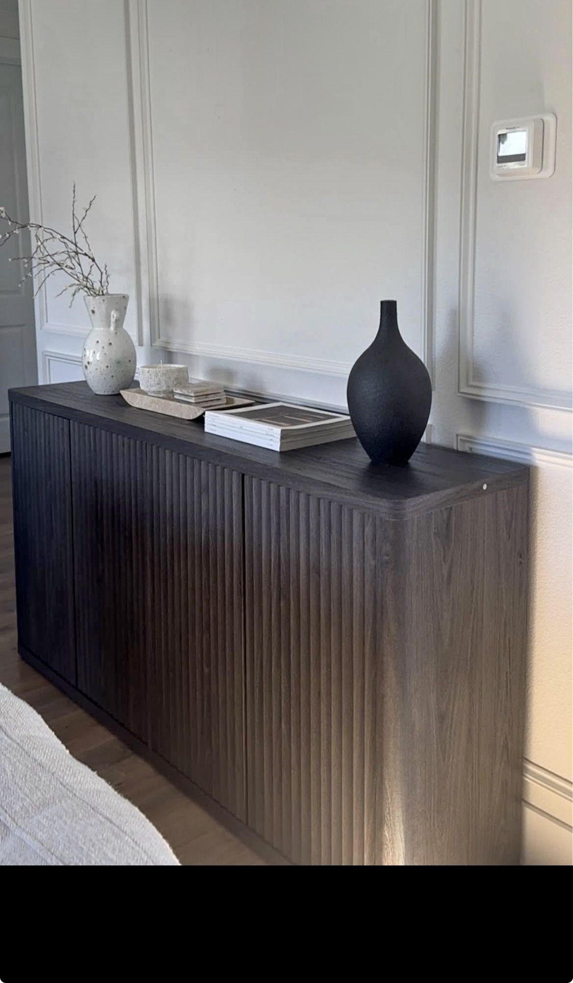 MCM Fluted Sideboard Cabinet