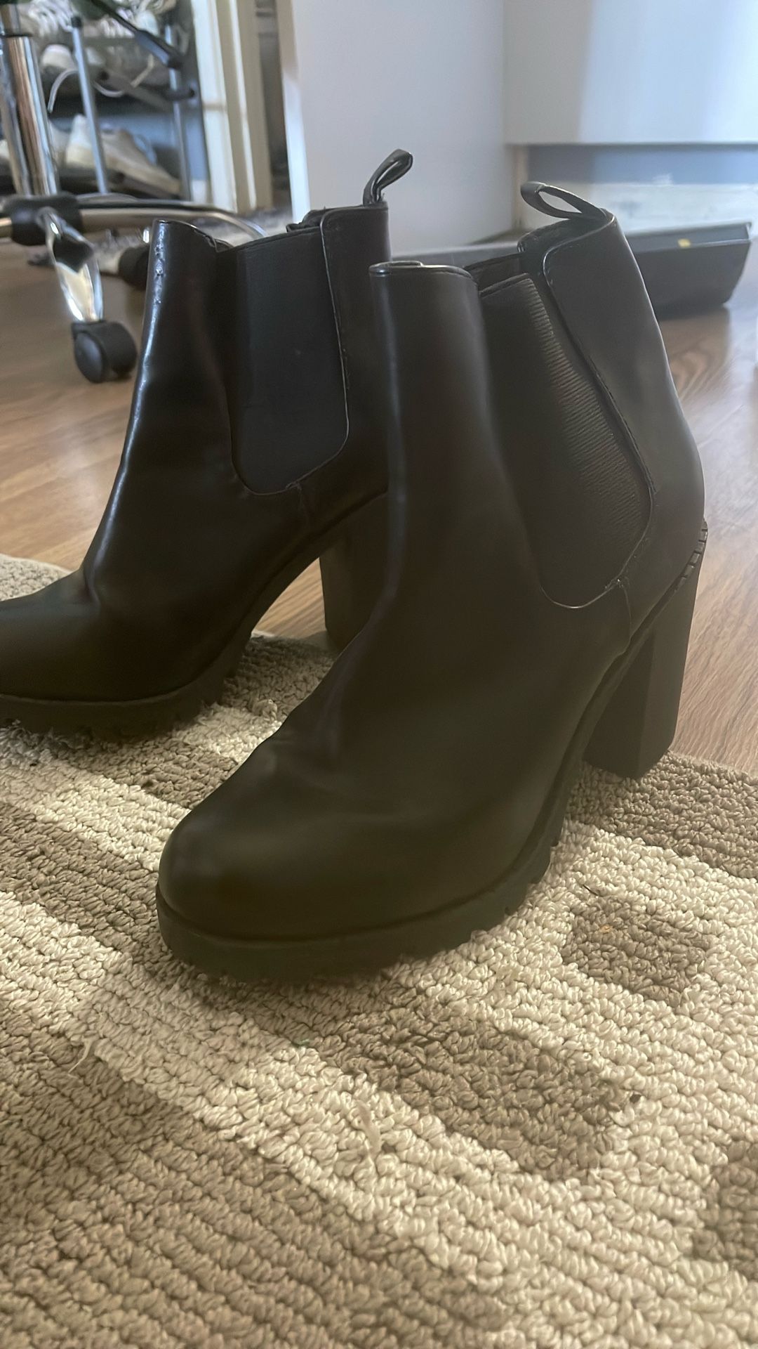 Leather Short Boots