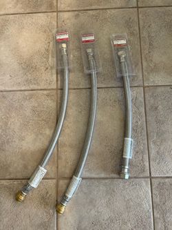 Lasco braided water heater connectors