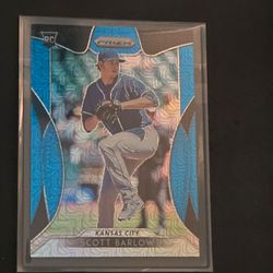 2019 Panini Prizm Baseball Scott Barlow RC Blue Prizm /399  #235
