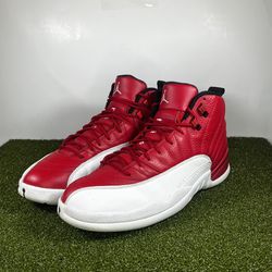 Nike Air Jordan 12 Retro Gym Red White 130690-600 Men's Sneakers Size 13
