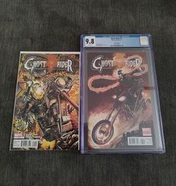 Ghost Rider #1 Neal Adams 1:50 Ratio Variant NM 9.8 CGC, Plus Ghost Rider #0.1 1st Cameo Appearance Of Alejandra Jones 