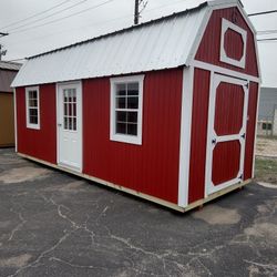 Lofted Barn Shed 8x20 Rent To Own ☺️ 