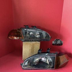 Honda Civic 1992. 1995 Headlights.
