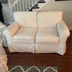 Love Seat, Chair And 1/2 And Ottoman 