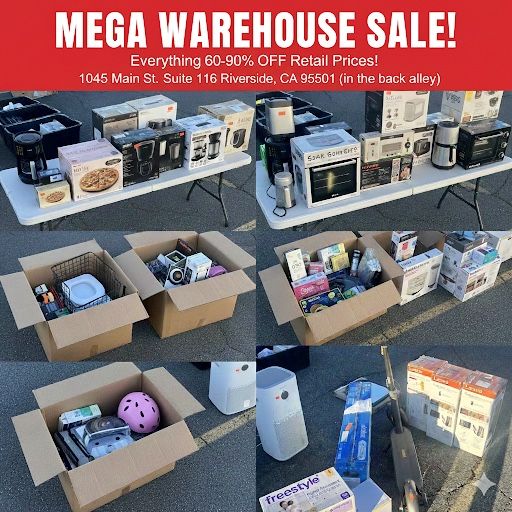 Warehouse sale! Sunday 12/7 7-12pm
