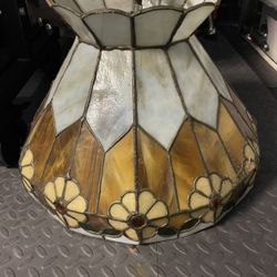Vintage Stained Glass Lamp Shade