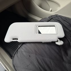 New Grey Left Driver Side Sun Visor For 2009-2013 Toyota Corolla 