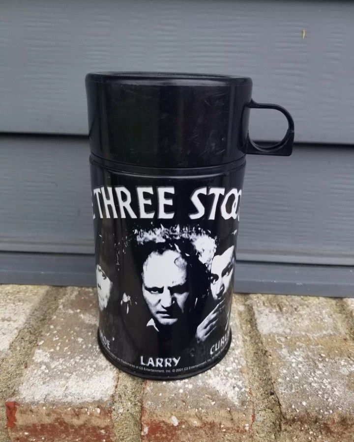 Vintage The Three Stooges Thermos.