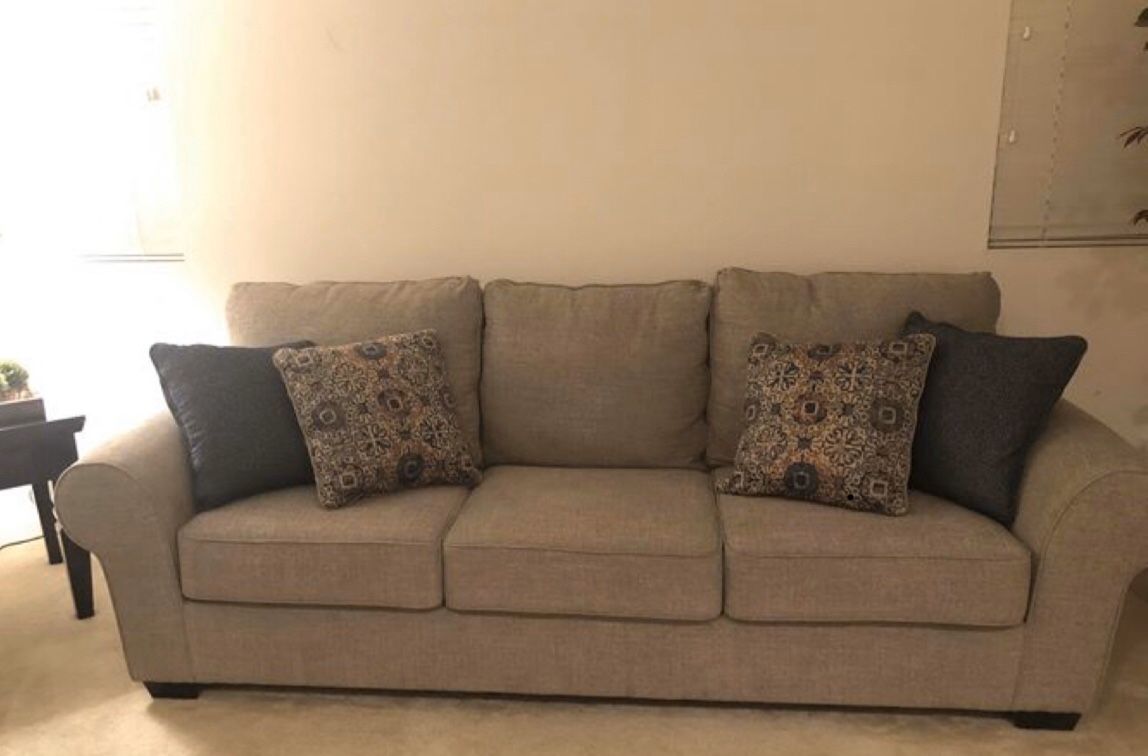 Sofa and love seat