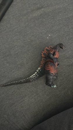 Neca burning Godzilla action figure