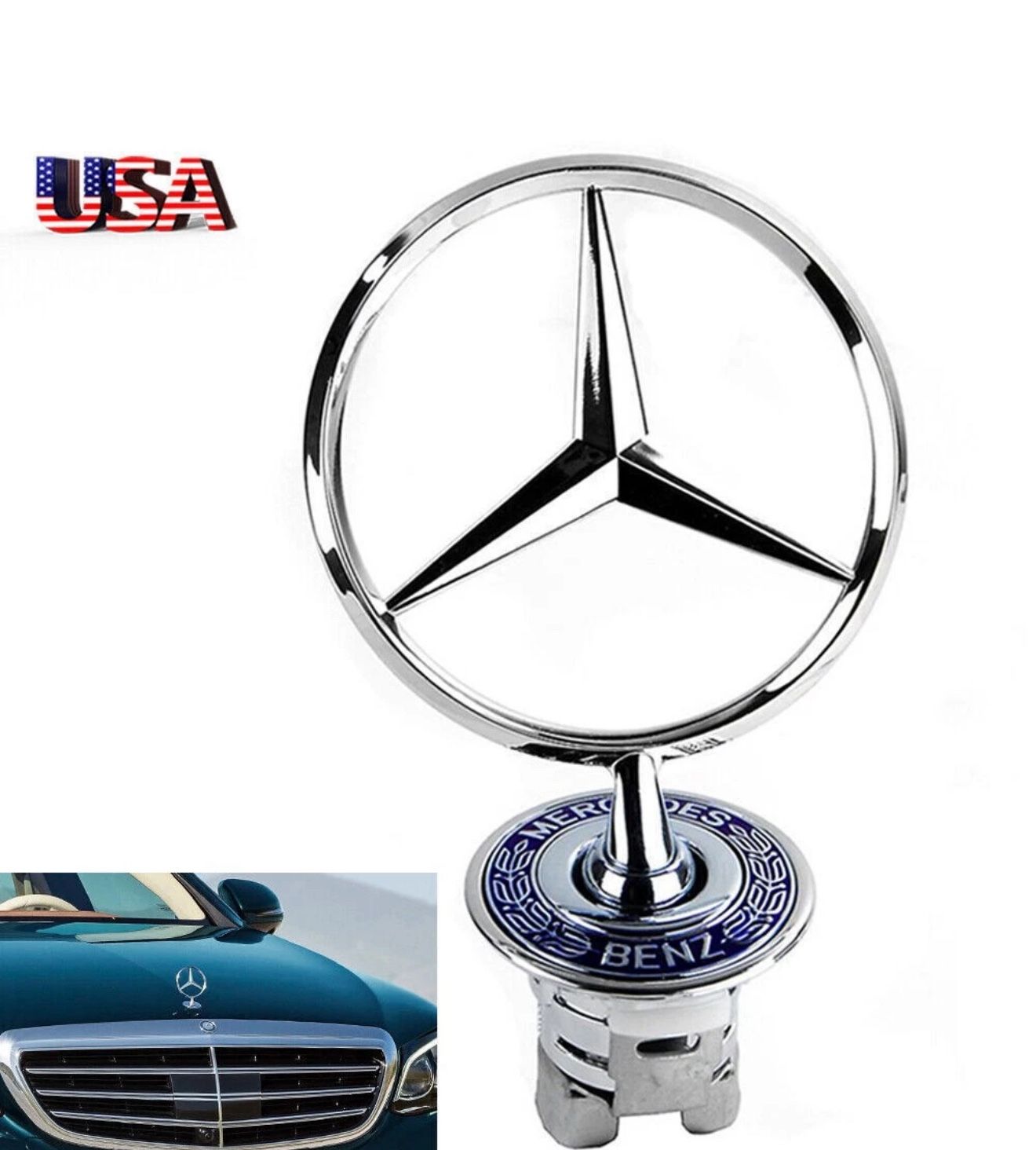 Mercedes Benz OEM hood Ornament NIB