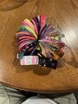 Colorful Assorted child size Bracelets Set of 85 