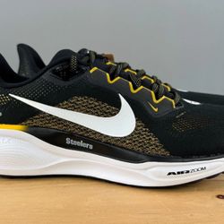Nike Air Zoom Pegasus 41 'Pittsburg Steelers' Men's Shoes Size-12 1/2  "Brand New"