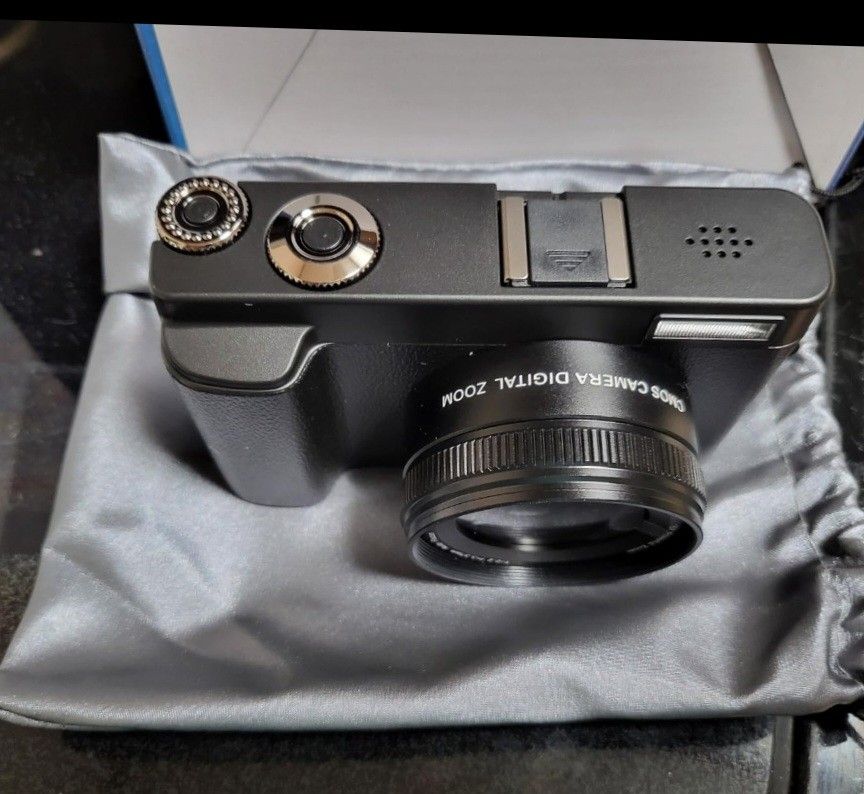 4K Digital Camera for Photography and Video, Autofocus Anti-Shake 48MP Vlogging Camera for YouTube, 3'' 180°Flip Screen Camera w Flash 16X Zoom $60