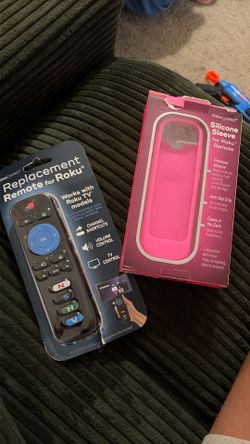 Roku remote and case
