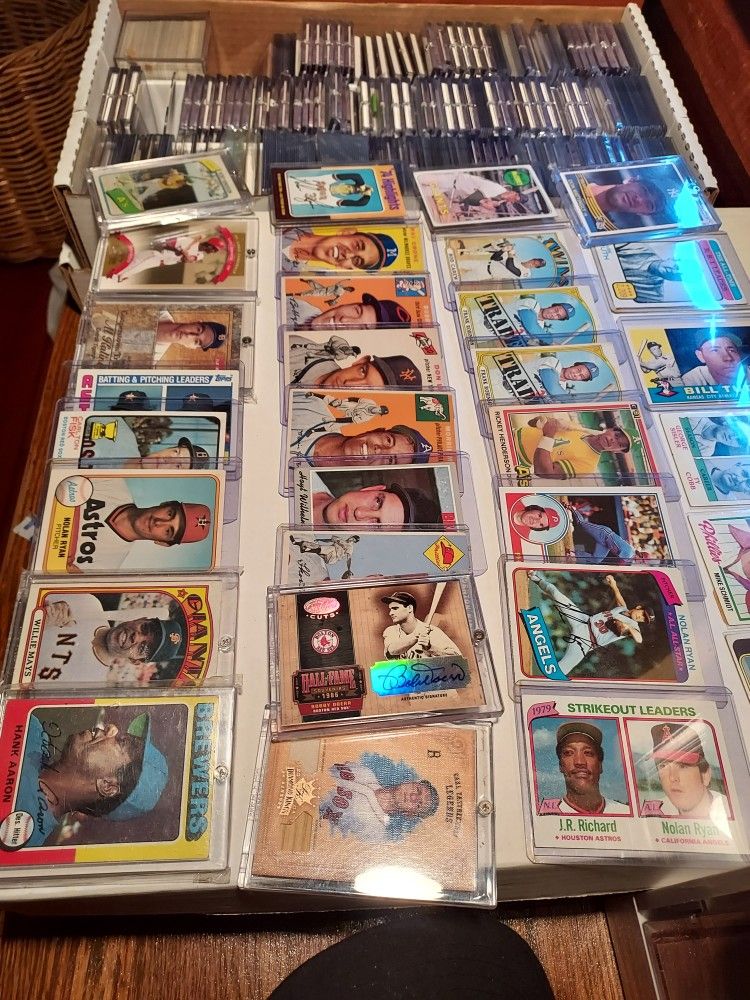 Old Baseball Card Lot Will Trade For Tom Brady Cards