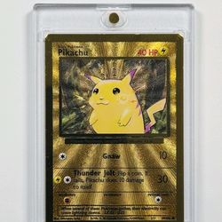GOLD METAL PIKACHU