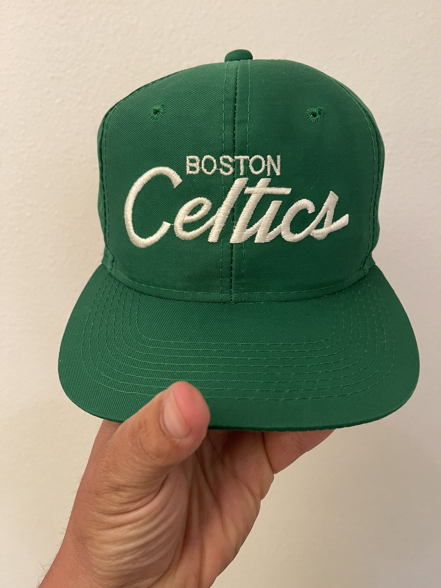 Vintage Sports Specialties Boston Celtics Twill Script SnapBack Hat