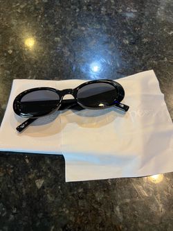 Le Specs Work It! Sunglasses - Oval, Unisex, Minimalist Sleek Style