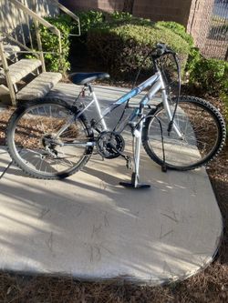 Bike with air pump
