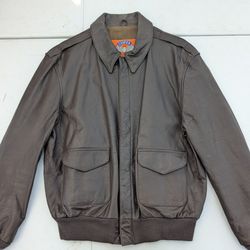 Leather Pilots Flight Jacket