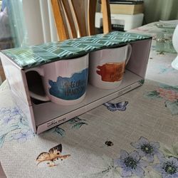 Set Of Two Coffee Mugs 