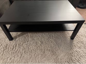 Black IKEA coffee table